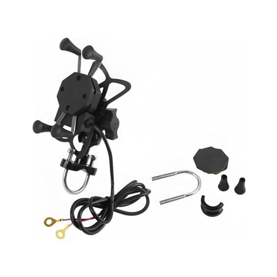 SOPORTE PARA GPS/CELULAR ARAÑA (ESPEJO-MANUBRIO) SPEKTOR